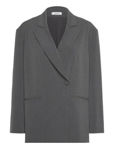 Burano Blazer Blazers Double Breasted Blazers Grey Stylein