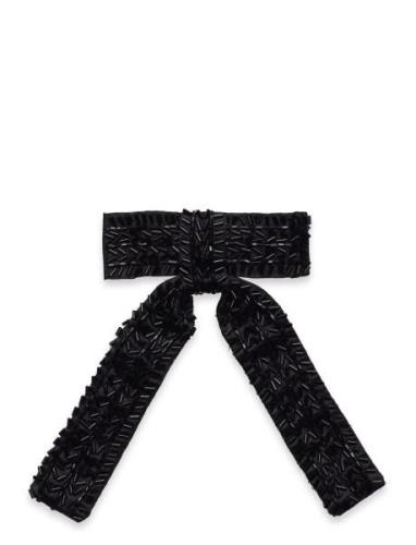 Merry Beaded Bow Accessories Hair Accessories Hair Claws Black Becksön...