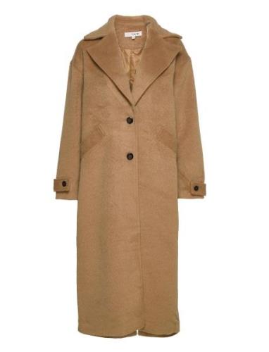 Vera Coat Outerwear Coats Winter Coats Brown A-View