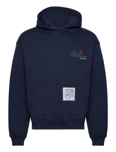 Sartoria Hoody Tops Sweatshirts & Hoodies Hoodies Navy Pas De Mer