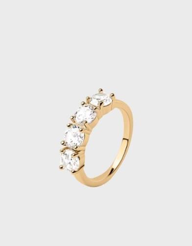 Muli Collection - Guld - Quatro Zirconia Ring