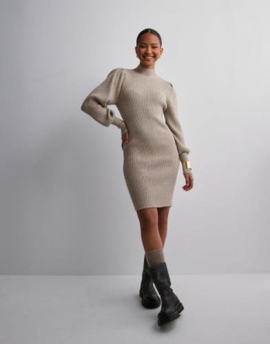 Only - Beige - Onlkatia L/S Dress Knt Noos