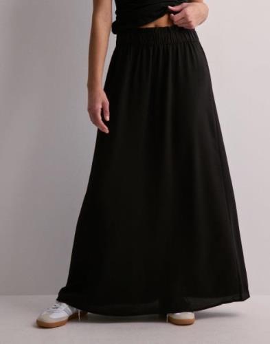 JDY - Sort - Jdypiper Hw Maxi Skirt Wvn Dia