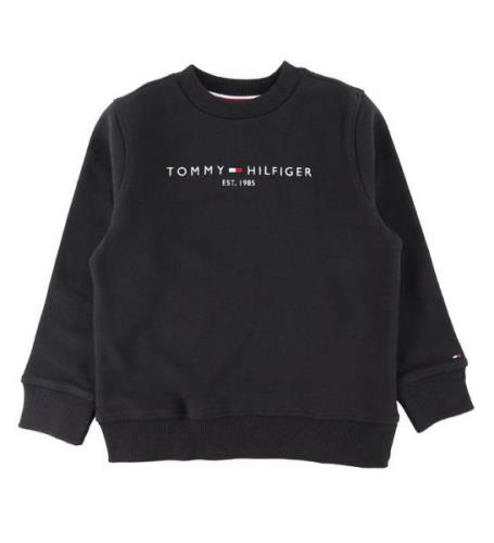 Tommy Hilfiger Sweatshirt - Essential - Organic - Sort