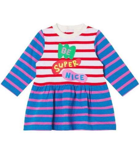 Stella McCartney Kids Kjole - BlÃ¥ m. Striber