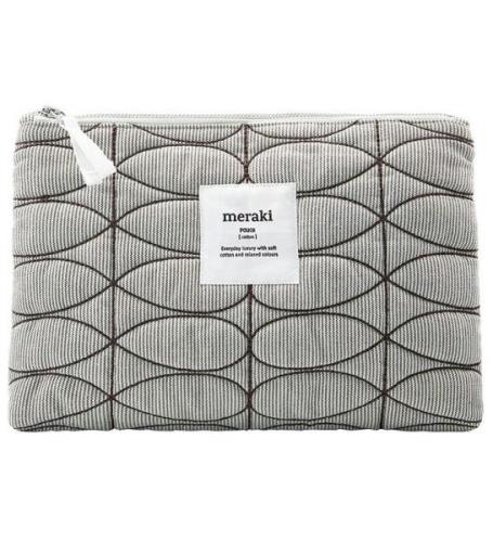 Meraki Toilettaske - Mentha - Light Grey/Army Green