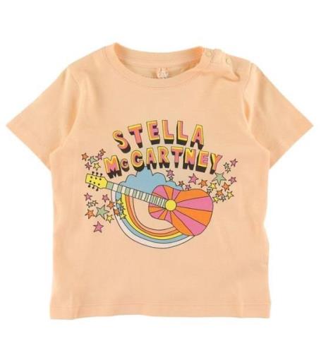 Stella McCartney Kids T-shirt - Orange m. Giuitar