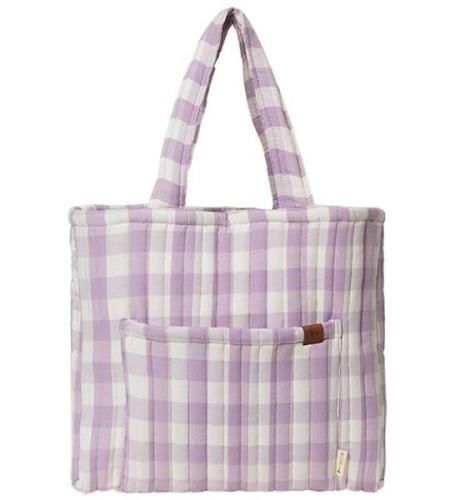 Fabelab Shopper - Lilac Checks