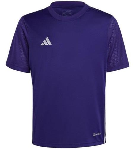 adidas Performance T-shirt - TABELA 23 - Lilla/Hvid