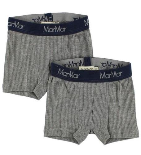 MarMar Boxershorts - 2-pak - GrÃ¥meleret