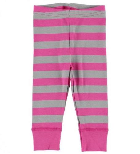 Katvig Leggings - Pink/GrÃ¥stribet