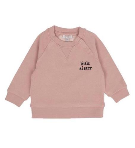 Livly Sweatshirt - Sibling - Dusty Mauve m. Little Sister