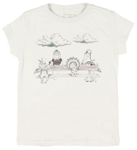 En Fant T-shirt - Creme m. Print