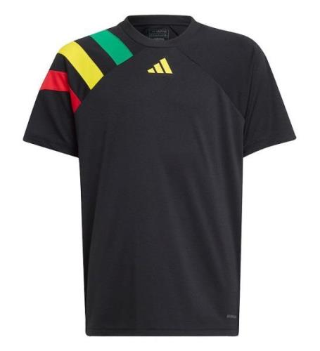 adidas Performance T-shirt - Fortore23 JSY Y - Sort/Gul/RÃ¸d/GrÃ¸n