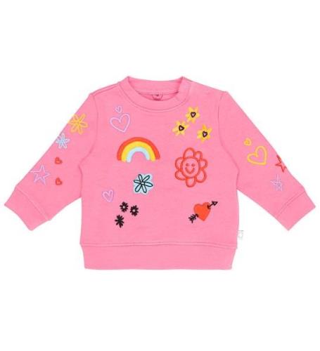 Stella McCartney Kids Sweatshirt - Pink m. Broderi