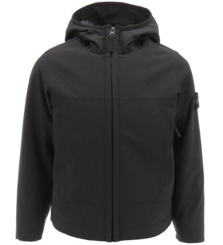 Stone Island Softshelljakke m. Vattering - Sort