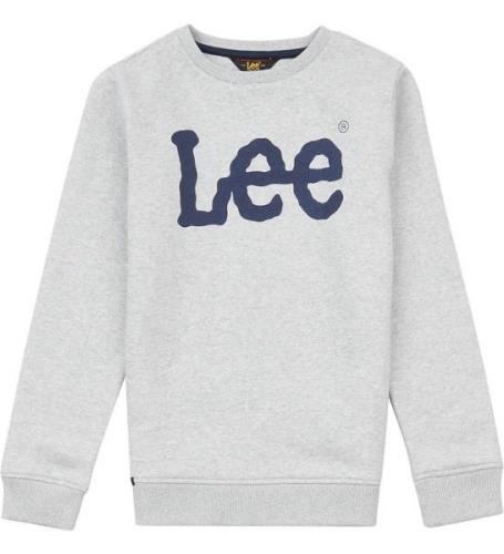 Lee Sweatshirt - Wobbly Graphic - GrÃ¥