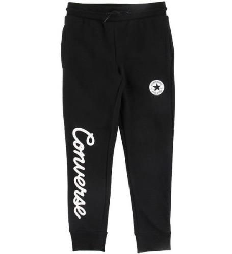 Converse Sweatpants - Sort m. Logo