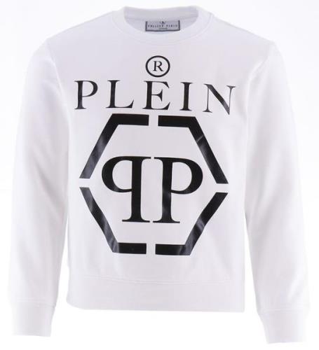 Philipp Plein Sweatshirt - Hvid m. Sort