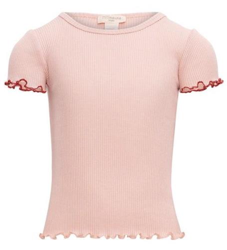 Minimalisma T-shirt - Blomst - Silke/Bomuld - Sweet Rose