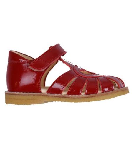 Angulus Sandaler - Hjertesandal - Dark Red