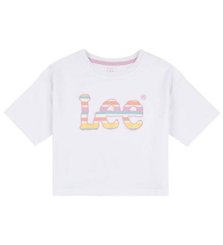 Lee T-Shirt - Stripe Graphic - Bright White