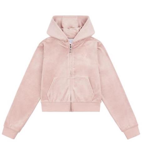 Juicy Couture Cardigan - Tonal - Velour - Adobe Rose