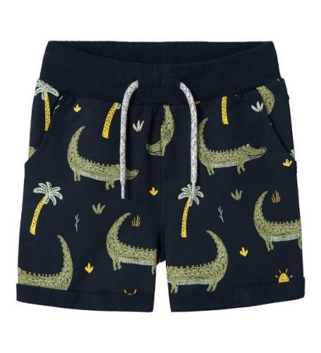 Name It Sweatshorts - Noos - NmmVermo - Dark Sapphire/Crocodiles