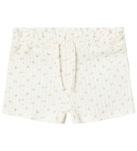 Lil' Atelier Shorts - NmfHulla - Coconut Milk m. Blomster