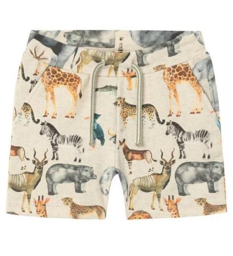 Name It Sweatshorts - NmmJasen - Peyote Melange m. Dyr