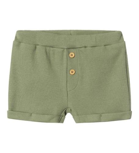 Name It Shorts - Rib - NbmJular - Oil Green