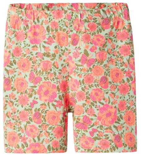 Name It Cykelshorts - NmfVayo - Silt Green m. Blomster