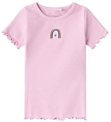 Name It T-shirt - Rib - NmfKatte - Pastel Lavender