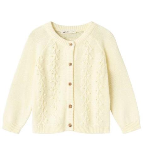 Lil Atelier Cardigan - Strik - NmfKaja - Lemon Icing