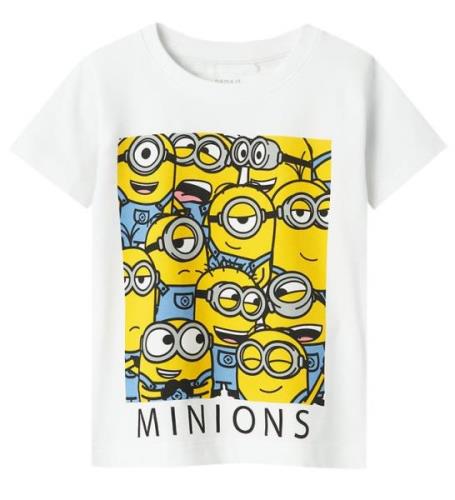 Name It T-shirt - NmmJule Minions - Bright White