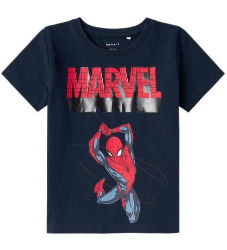 Name It T-shirt - NmmJaba Spiderman - Dark Sapphire