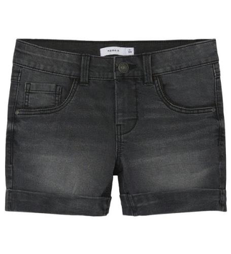 Name It Shorts - NkfRose - Dark Grey Denim