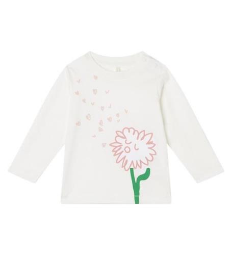 Stella McCartney Kids Bluse - Ivory m. Blomst