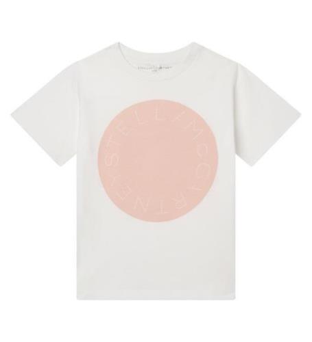 Stella McCartney Kids T-shirt - Ivory m. Rosa