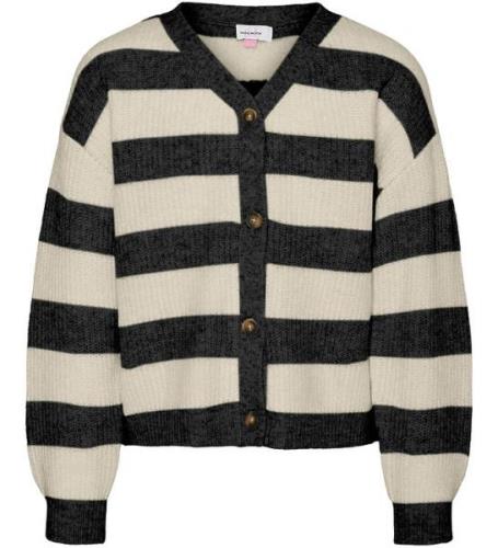 Vero Moda Girl Cardigan - Strik - VmNatahlie - Black/Small Strip