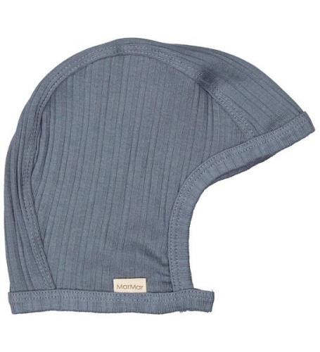 MarMar Babyhjelm - Rib - Modal - Stormy Blue