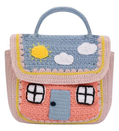 Stella McCartney Kids Taske - Strik - Colourful/Hus